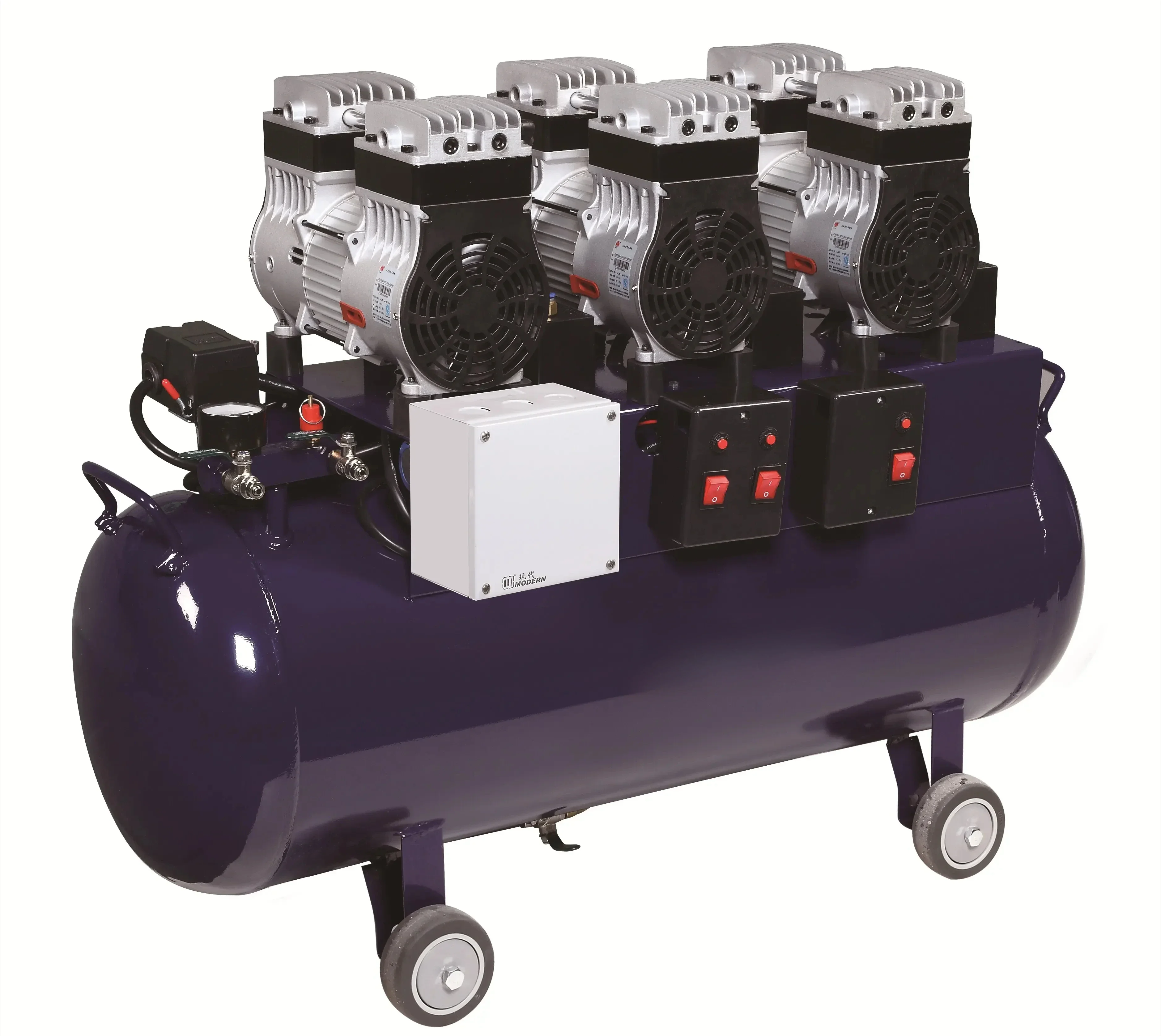 

For Six de-tal Unit Chair High Flow And High Pressure Air Compressors Medical Silent Air Compressors Electric With Wheels