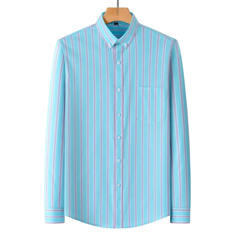 

Thin 100 Cotton Long Sleeve Shirt for Men New Style Arrival Fashion Shirt Men Long Sleeve Slim Fit Leisure Breathe Free Soft Fit
