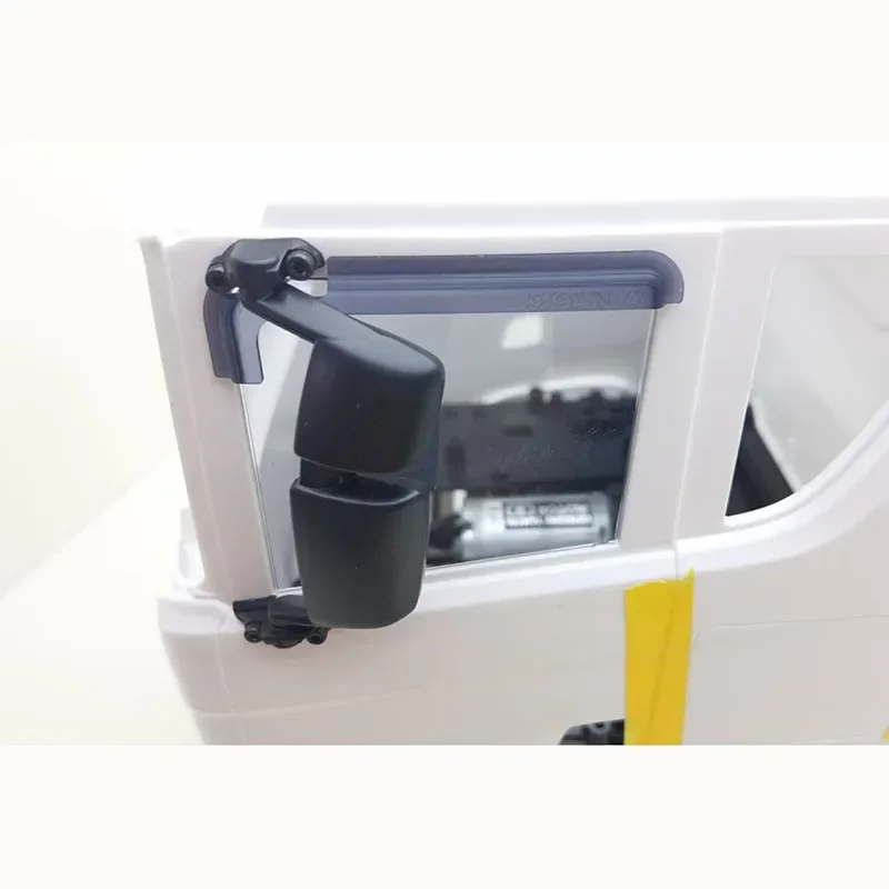 Para 1/14 tamiya rc caminhão scania 770s 56368 carro peças diy plástico chuva brilho yumei