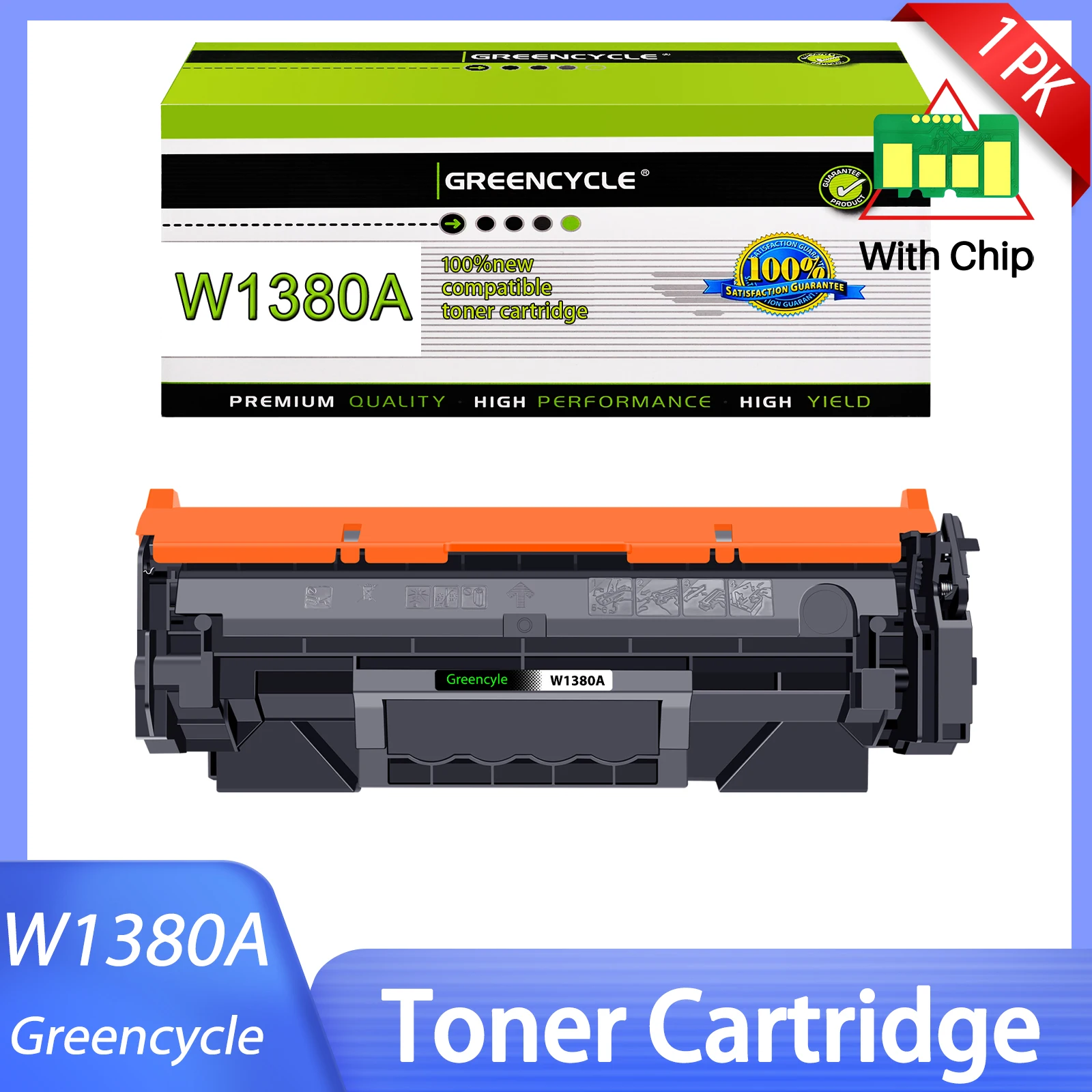 1-4 Pack W1380A Black Toner Cartridges with CHIP Compatible for HP 138A W1380A Laser Toner Cartridge for Laser Jet Pro 3001dw 3001fdw MFP 3101fdw Series Printer Ink