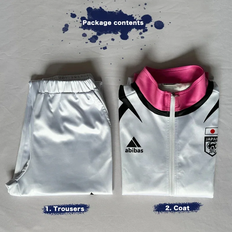 HOLOUN Blue Lock Anime U20 Sae Itoshi Shidou Ryusei Aiku disfraz de Cosplay chándal con cremallera completa sudadera ropa deportiva pantalones con capucha