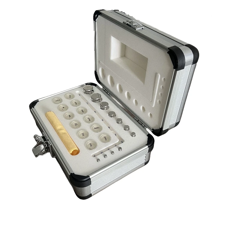 Veidt Weighing OIML Class E2 1mg-500g 24pcs Mass For Test Lab Scale Calibration Standard Weight Set Instrument Parts Accessories