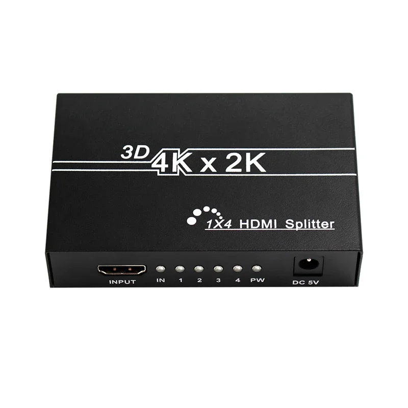 HDMI Splitter 1x2 1x4 1x8 4K 2K 1080P HDMI1.4 2.0 UHD 3D Video Distribution Converter Adapter for PC PS3 PS4 DVD Multimedia - view 4
