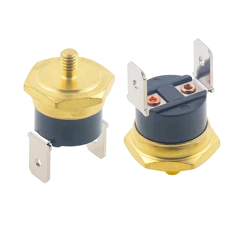 KSD301 M4 Copper Screw Thermostat Bimetallic 40C-150C Degree 10A 250V Normally closed 45C 65C 75C 85C 90C 100C 120C 150C Degree