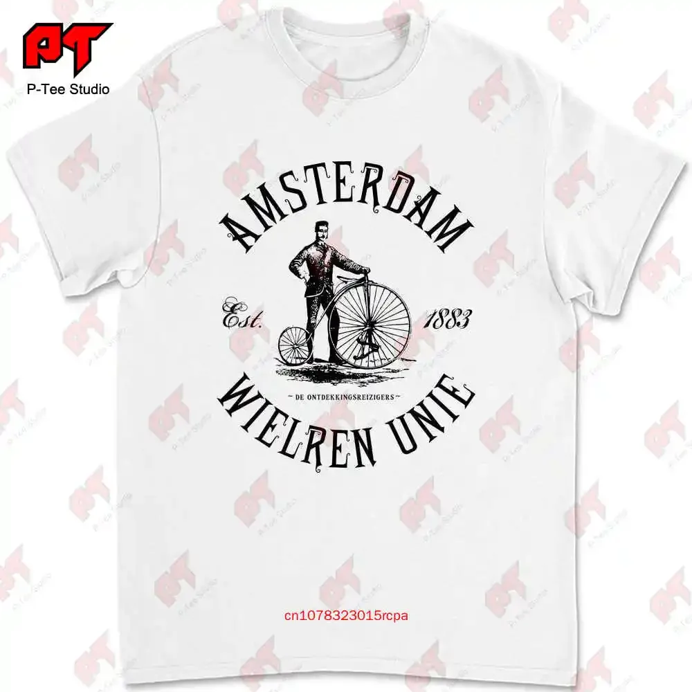 Amsterdam Bicycle Club Países Bajos Holanda Ciclismo Bicicleta Camiseta UBV4