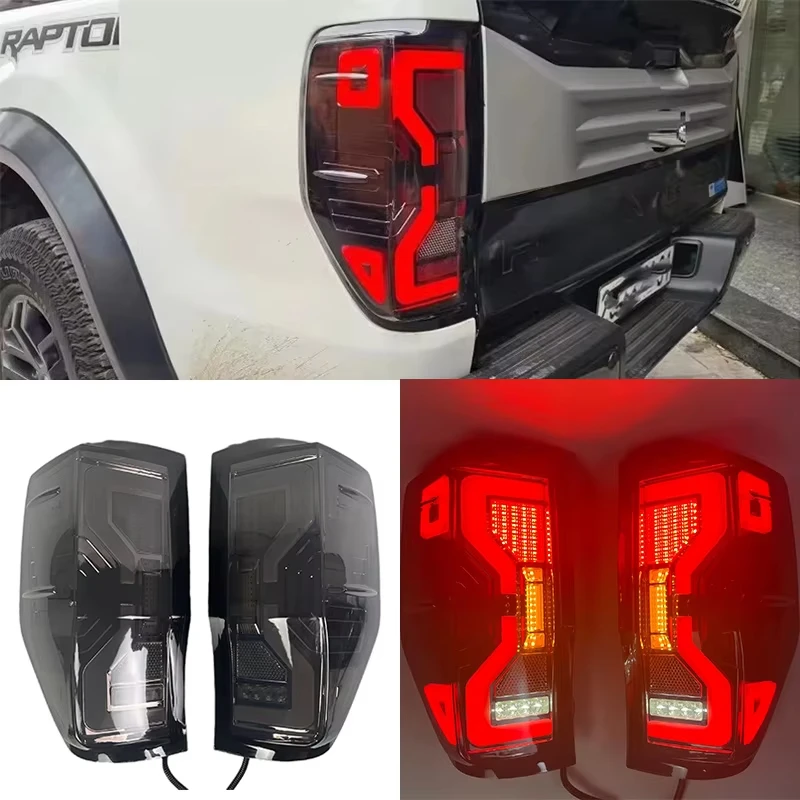 

Led Turn Signal brake Lights Fit For Ford Ranger T6 T7 T8 2012 2013 2014-2021 Raptor Xl Xlt WIldtrack Rear Headlamps Tail Lamp