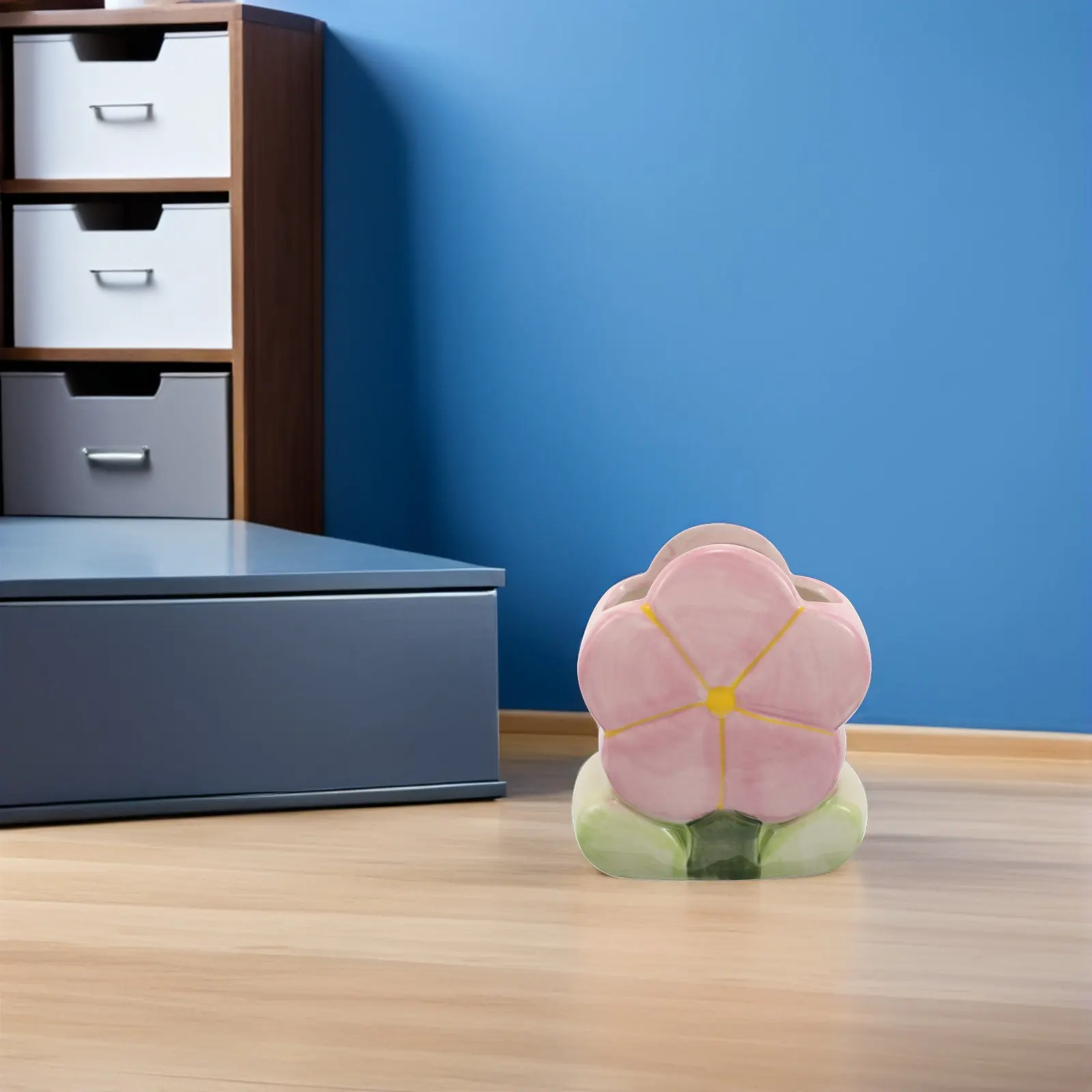 Flower Pen Holder for Desk Unique Decorative Pencil Organizer Cute Kawaii Desk Accessories Office Stationery Storage