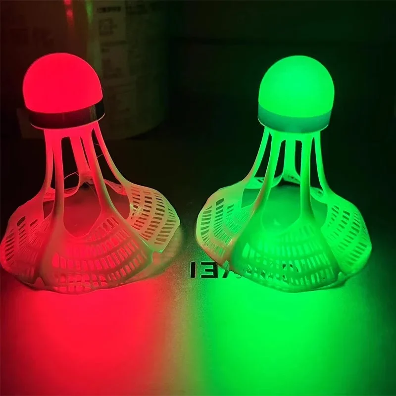 

Glow-In-The-Dark Windproof Badminton Shuttlecock Ball Wind Resistance Training Accessoires Night Outdoor Sport Supplies