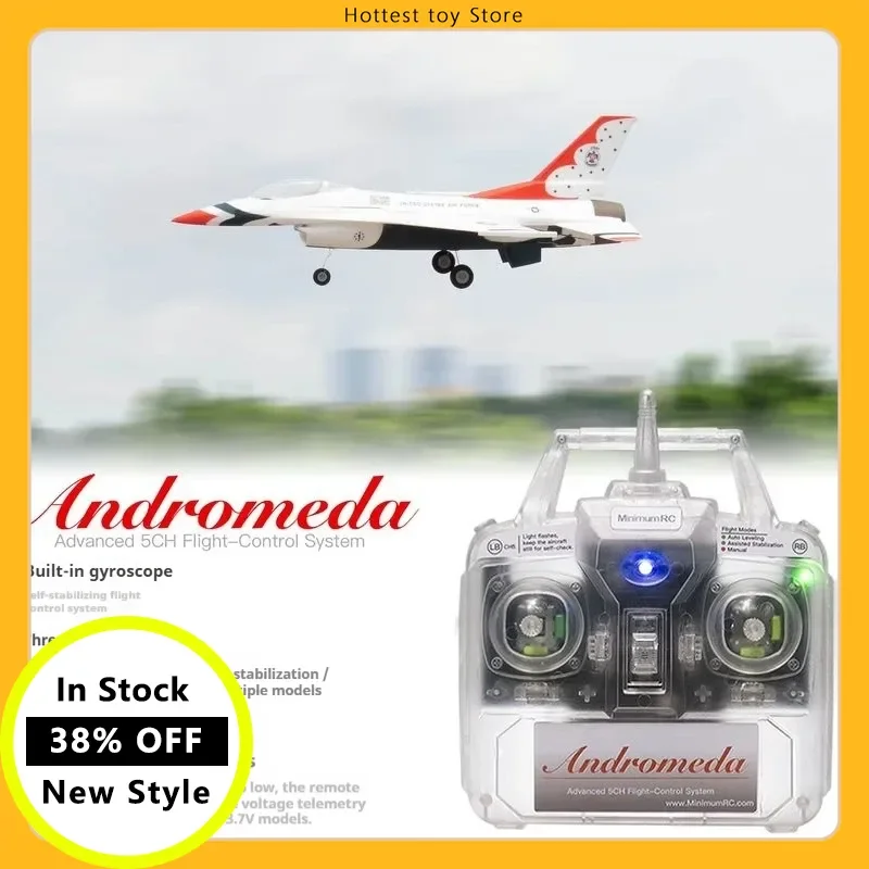 

Minimumrc F-16 Микроструйная имитация 30 мм воздуховод 2s Гироскоп Самостабирующийся радиоуправляемый самолет Игрушечный самолет с дистанционным управлением Модель самолета с фиксированным крылом