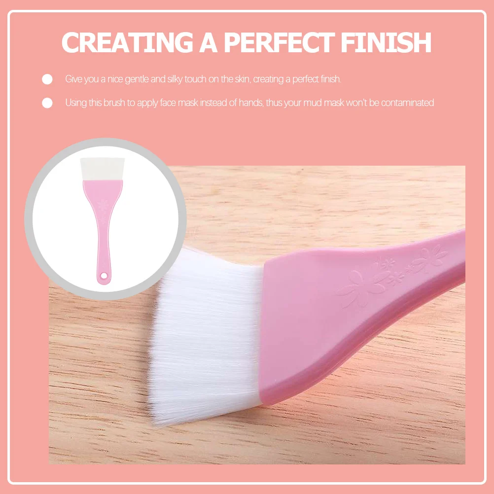 

4Pcs Facial Brush Set for Mask Beauty Gentle Silky Touch on Skin Easy to Clean and Store Mask Brush Beauty Skin Care Tool