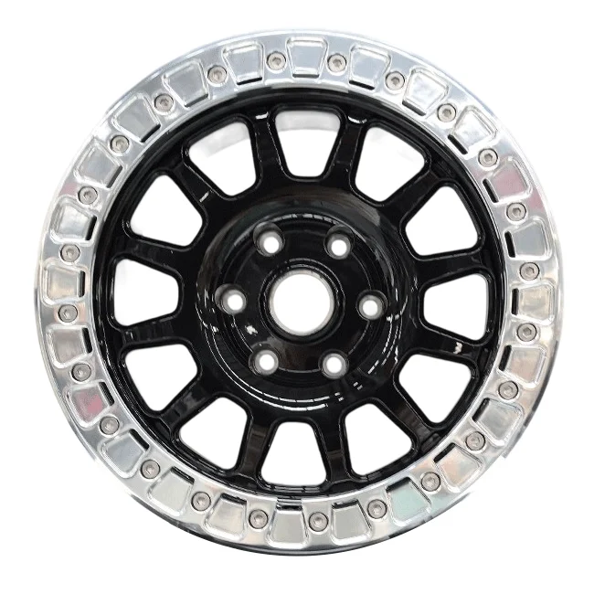Bright Black Forged Wheels 17*9J 6*139.7 Fine Polishing Electroplating Color For Passenger Cars