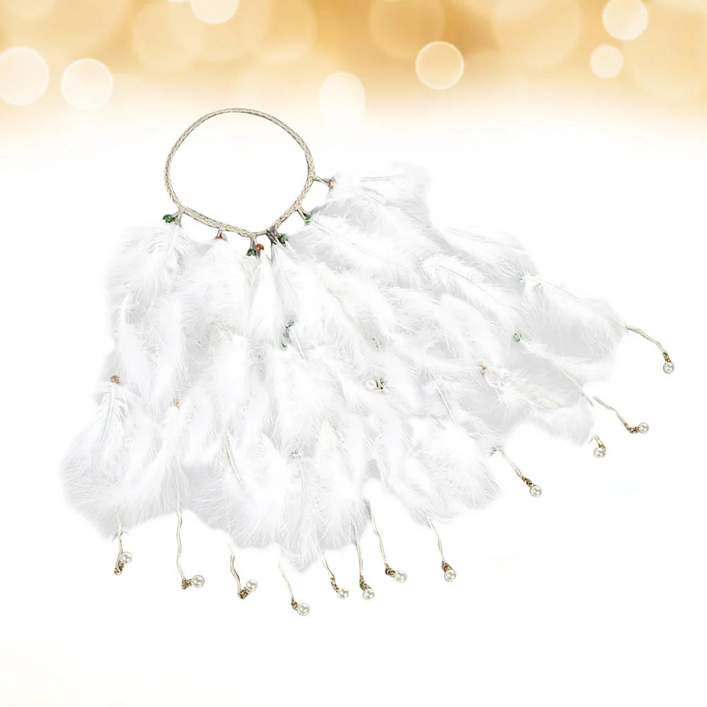 

Romantic Pearl Tassel Headband Bohemian Hair Accessories For Women Wedding Party Festival Cosplay Photography