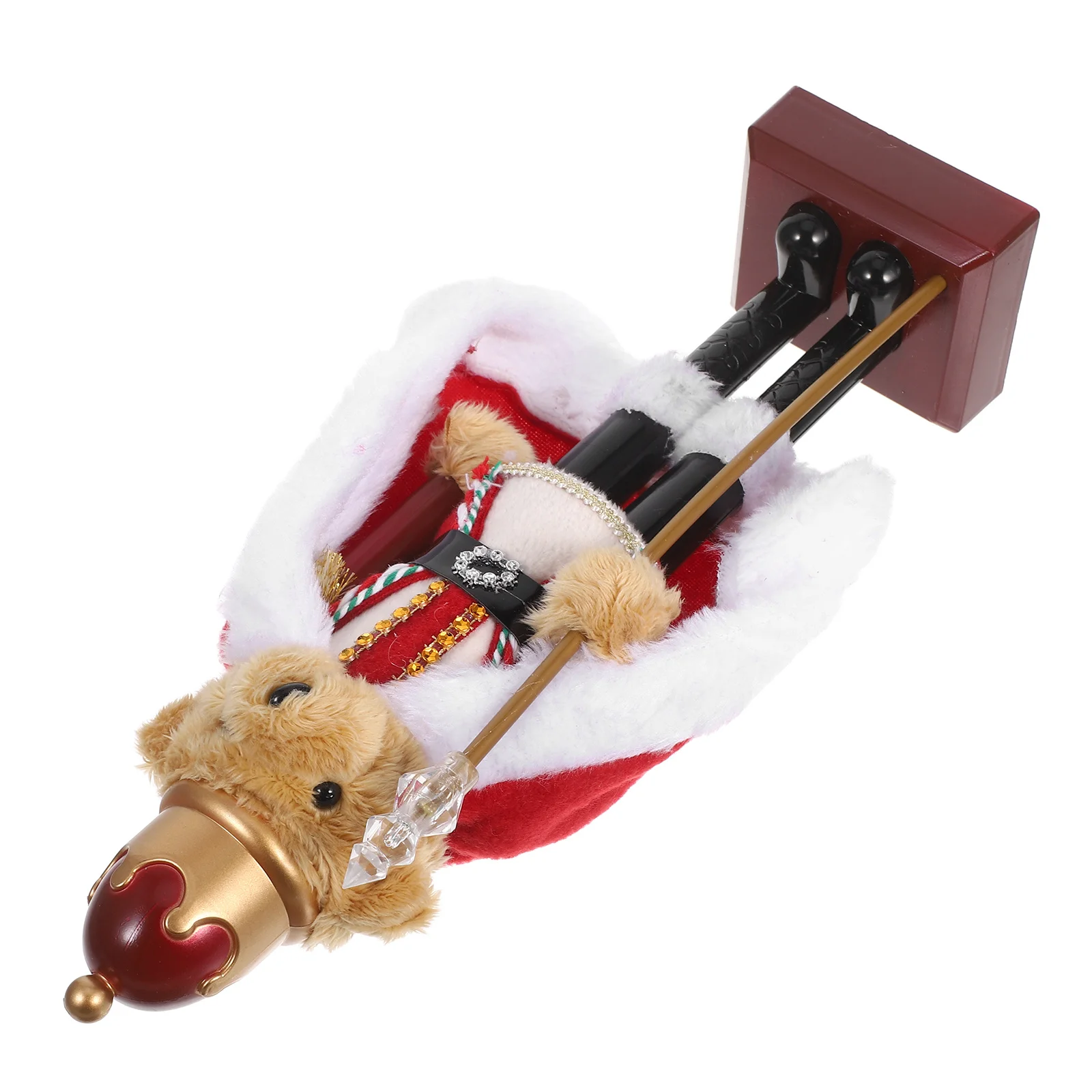 

Christmas Nutcracker Soldier Plastic Red Green Holiday Decor Xmas Tabletop Centerpiece Safe Party Home Shelf Display