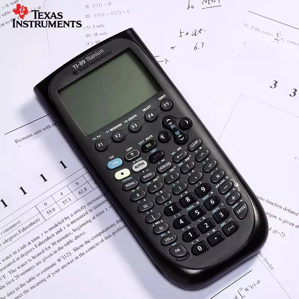 Texas Instruments TI-89 Titanium Programming Graphing Calculator ID SAT ACT International Test Computer Calculator Scientific