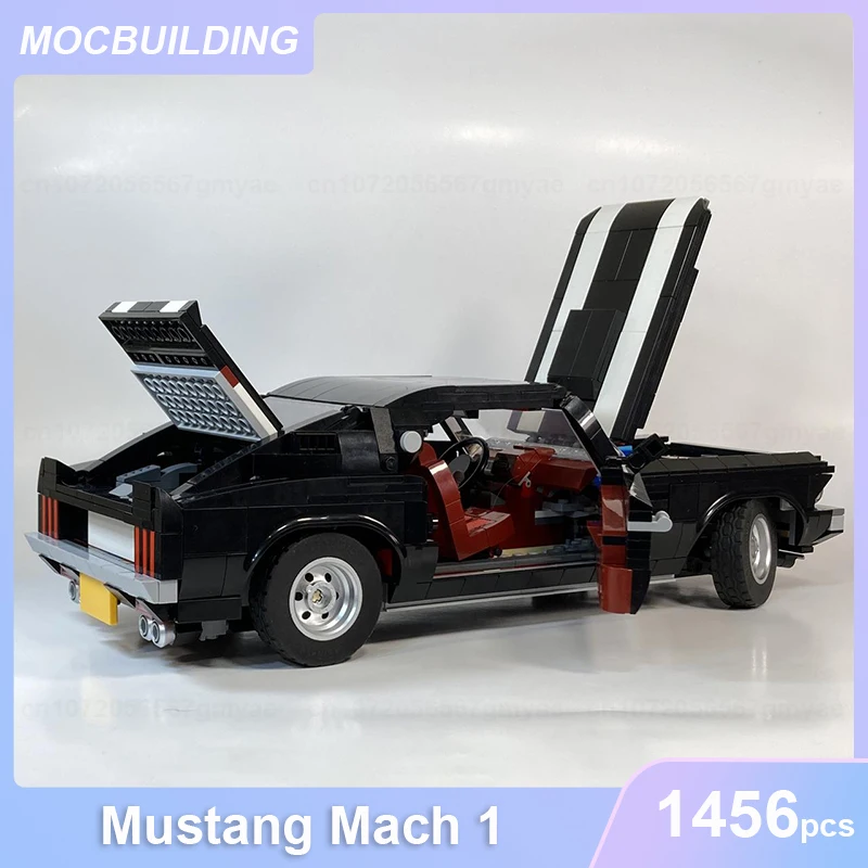 10304 Z28 Mustang Mach 1 Model Moc Bouwstenen Diy Assembleren Stenen Educatief Voertuig Display Collectie Speelgoed Geschenken 1456 Stuks