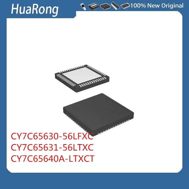 

5Pcs/Lot CY7C65630-56LFXC CY7C65631-56LTXC CY7C65640A-LTXCT VQFN56