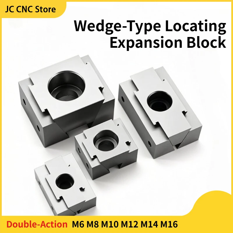 Practical CNC fixture machining center side by side fixed precision CNC multi station high-end wedge-shaped expansion block OK f