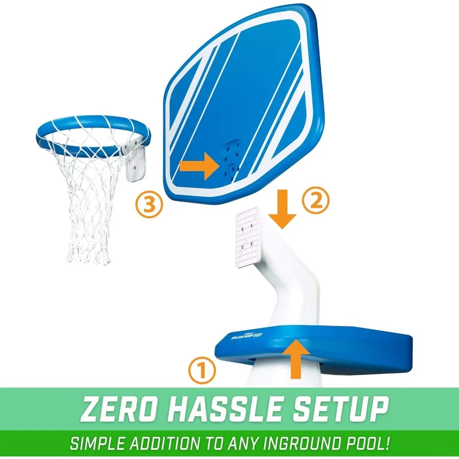 Cerceau anti-éclaboussures pour piscine, jeu de basket-ball, bord de piscine, panier de basket-ball d'eau, pompe à 2 balles, choisir le Style