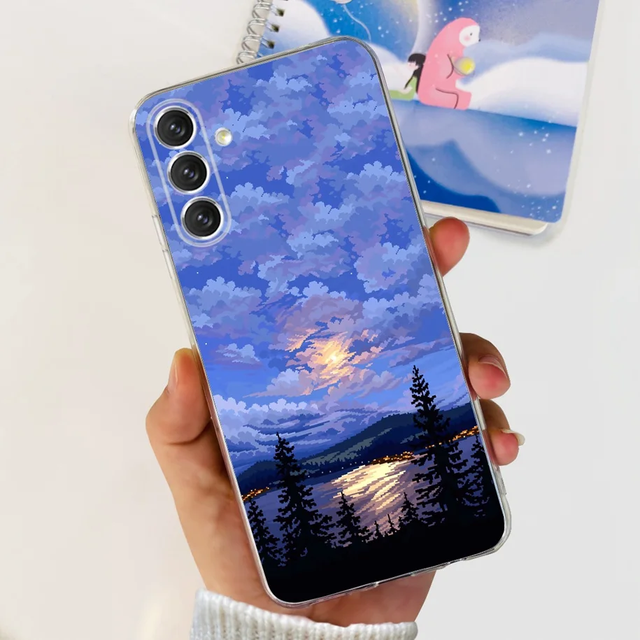 For Samsung Galaxy A24 Case 2023 Soft Silicone Back Cover Fashion Painted Phone Case For Samsung A24 4G Funda GalaxyA24 A 24 Bag