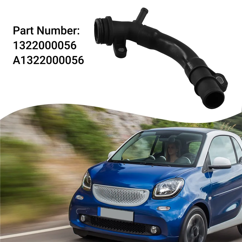 2X 1322000056 A1322000056 Motore Pompa Acqua Connettore Tubo Del Radiatore Del Liquido di Raffreddamento Per Mercedes Benz Smart