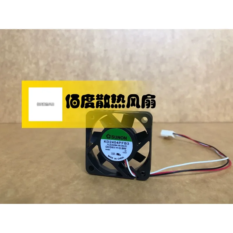 SUNON KD2404PFB3 24V 0.9W 40x10mm 3-Wire Alarm Signal Inverter Fan for Electronic Equipment Cooling