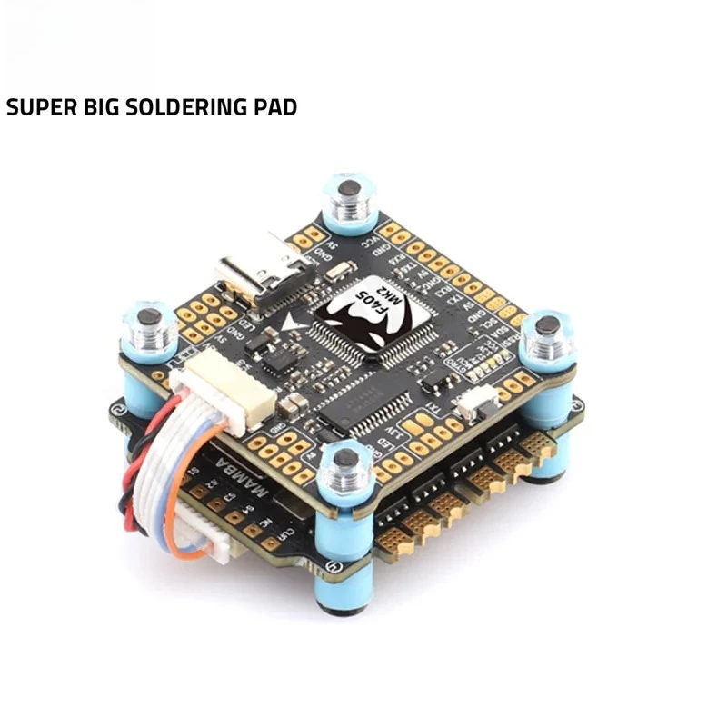 

Контроллер полета Diatone MAMBA F405MK2 F405 MK2 Betaflight с F55A 55A 3-6S DSHOT600 ESC для моделей FPV Racing Drone RC