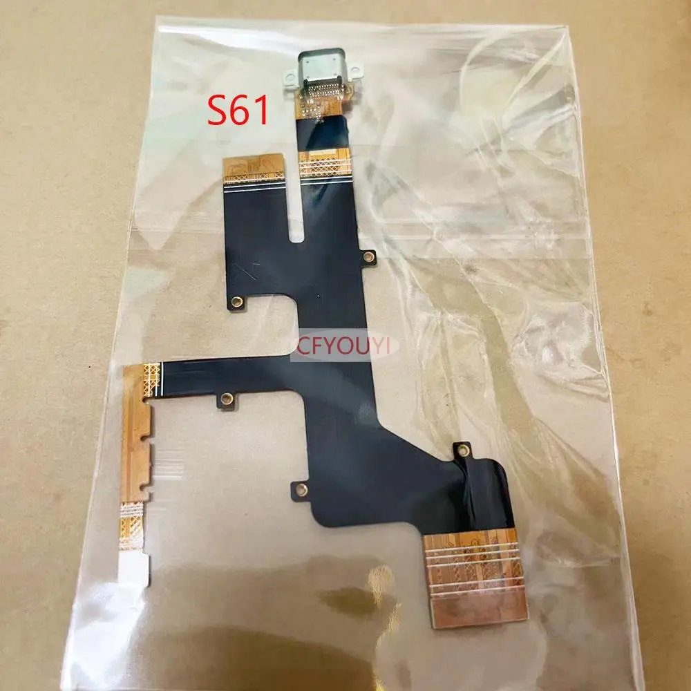

Charging Port Board OEM Dock Connector Flex Cable Replace Part for Cat S61 S62 por Volume Button On Off Side Key Flex