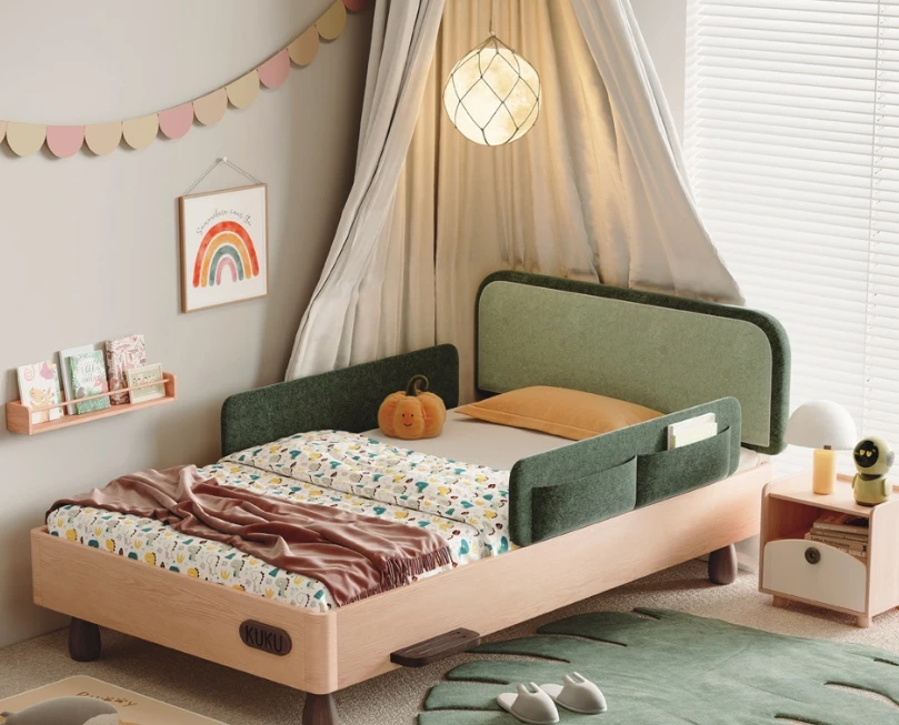 ！@2025 Latest Design Minimalist Bedroom Furniture Wooden Double Bed and Children's Bed for Boys and Girls Hotel Bedroom Sets