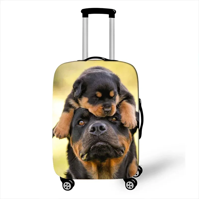 أغطية أمتعة الراعي الألماني بولدوج بيغل السفر مطاطا الغبار الغطاء الواقي 18-32 بوصة حقيبة أمتعة حقيبة يغطي #3