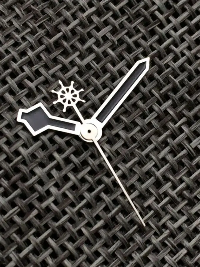 ساعة يد ذهبية بحافة سوداء ، جزء Mod ، تناسب NH35 ، NH36 ، 7s35 ، 4r35 ،