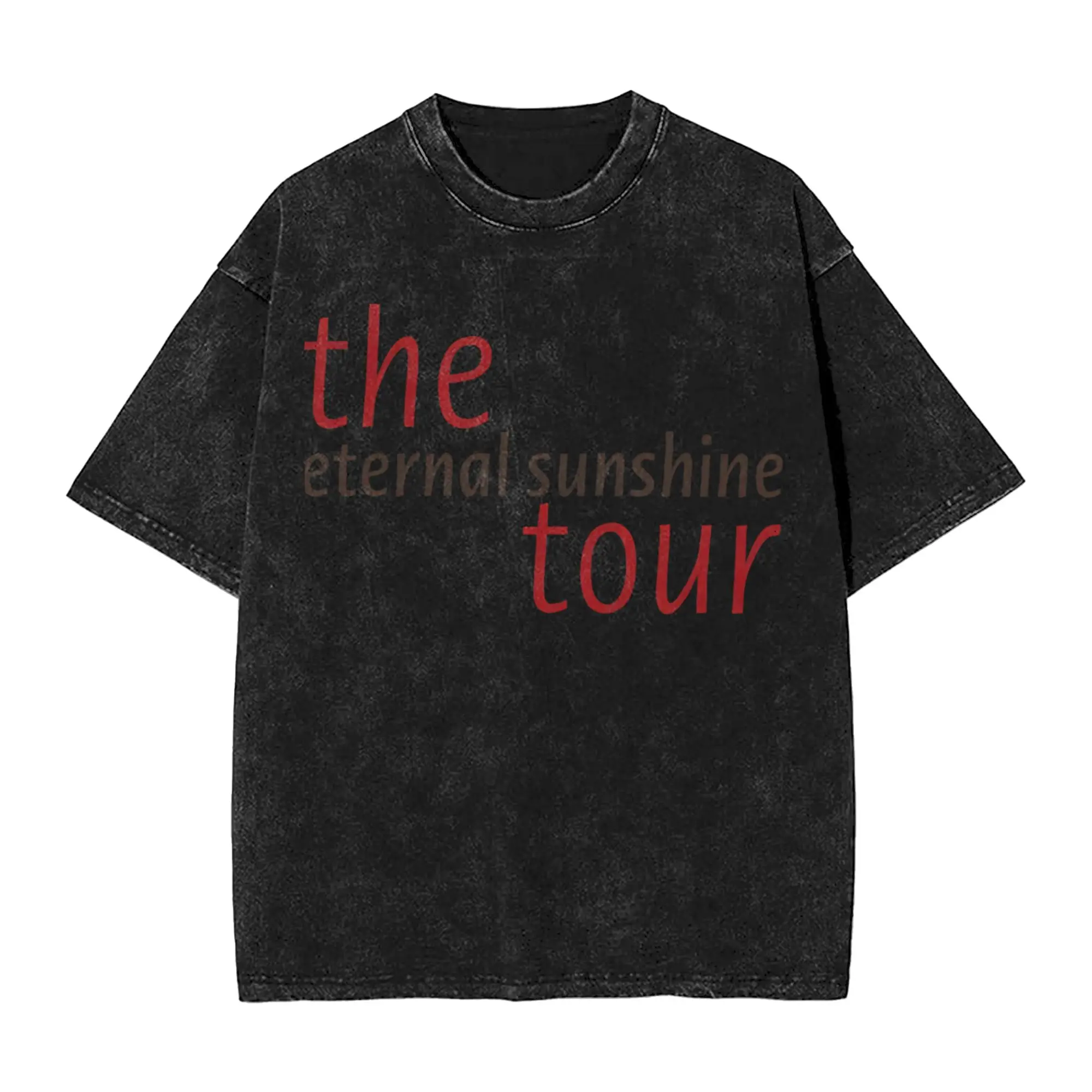 The Eternal Sunshine Tour arianas grandes Washed T Shirt Streetwear Hip Hop T-Shirt  Tees for Men Women Cotton Streetwear