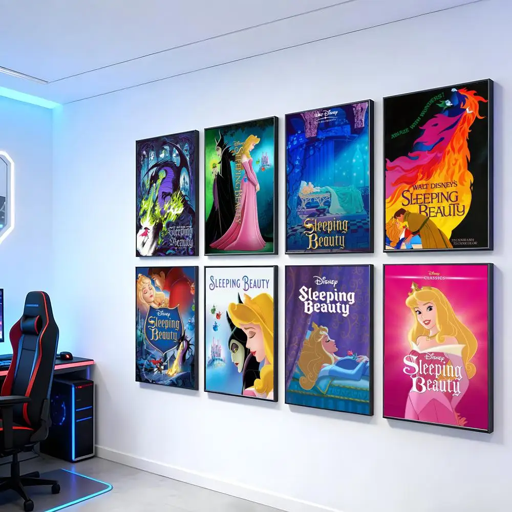 Y-Sleeping S-BeautyES Poster Poster Artistic Stylish Wall Art For Home Office Bathroom‌ Decor Living