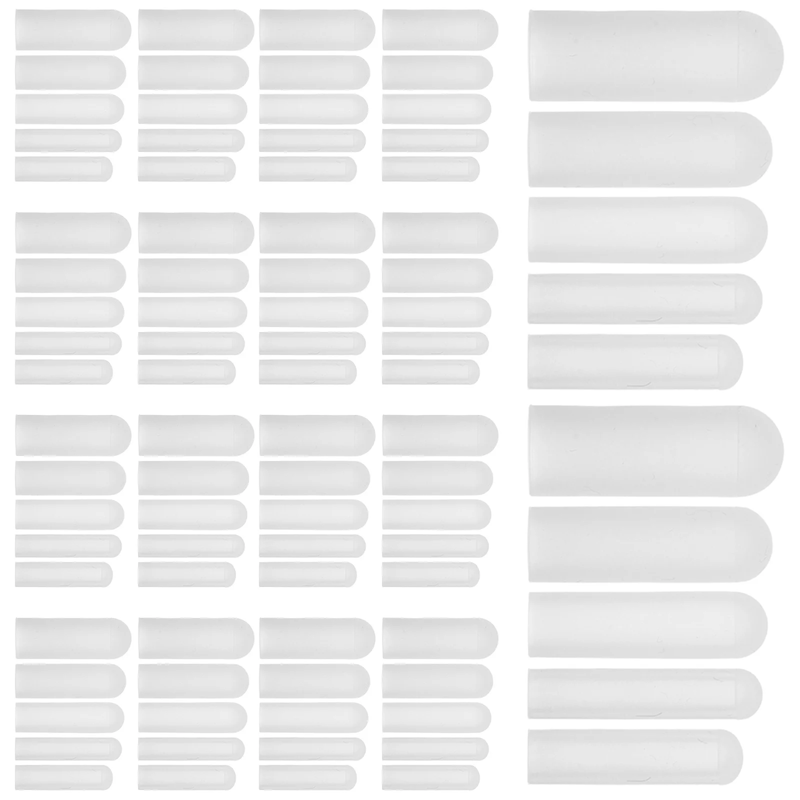 

50pcs Silicone Pull Covers Zipper Head Safety Cover For Washer Dryer Protection Anti Scratch Laundry Zipper Protector Noise