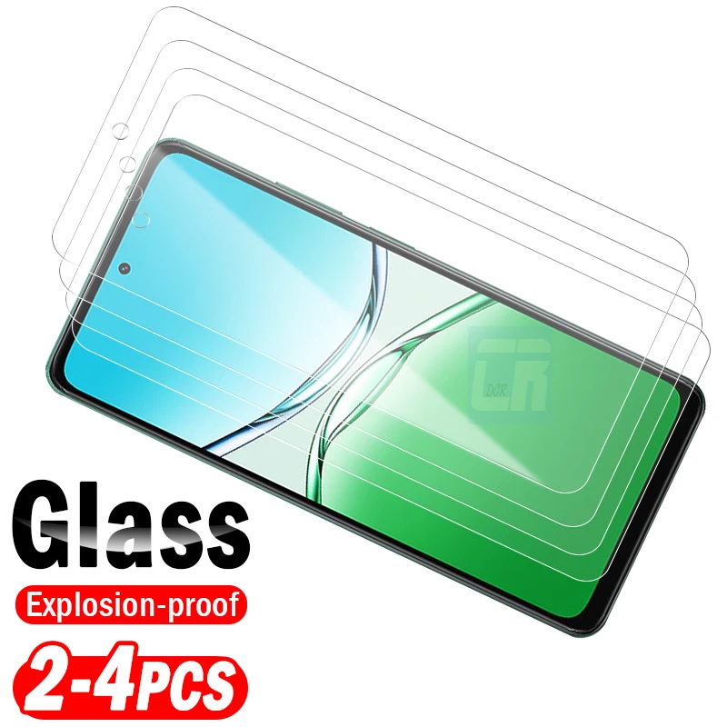 

2-4Piece Tempered Glass for Oppo A5X A3X A2X A5 A3 Pro 4G Screen Protector for A97 A77 A57 A17 A96 A76 A36 A77s HD Clear Glass