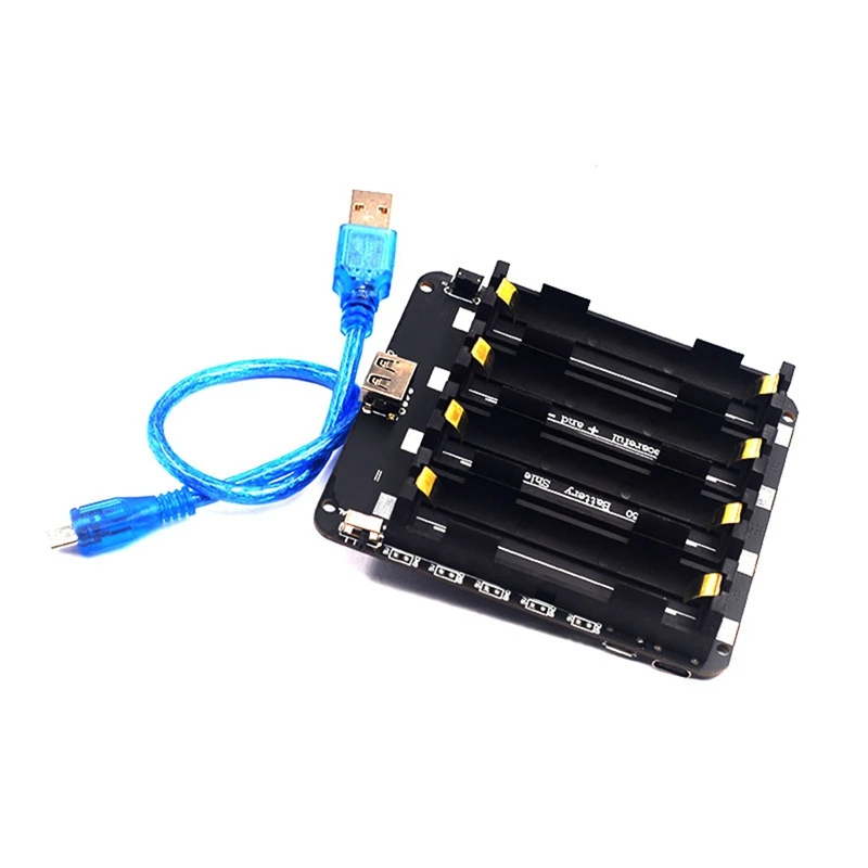 18650 Battery Holder V3 Development Board Overcharge Protection With Cable ABS Set Kit