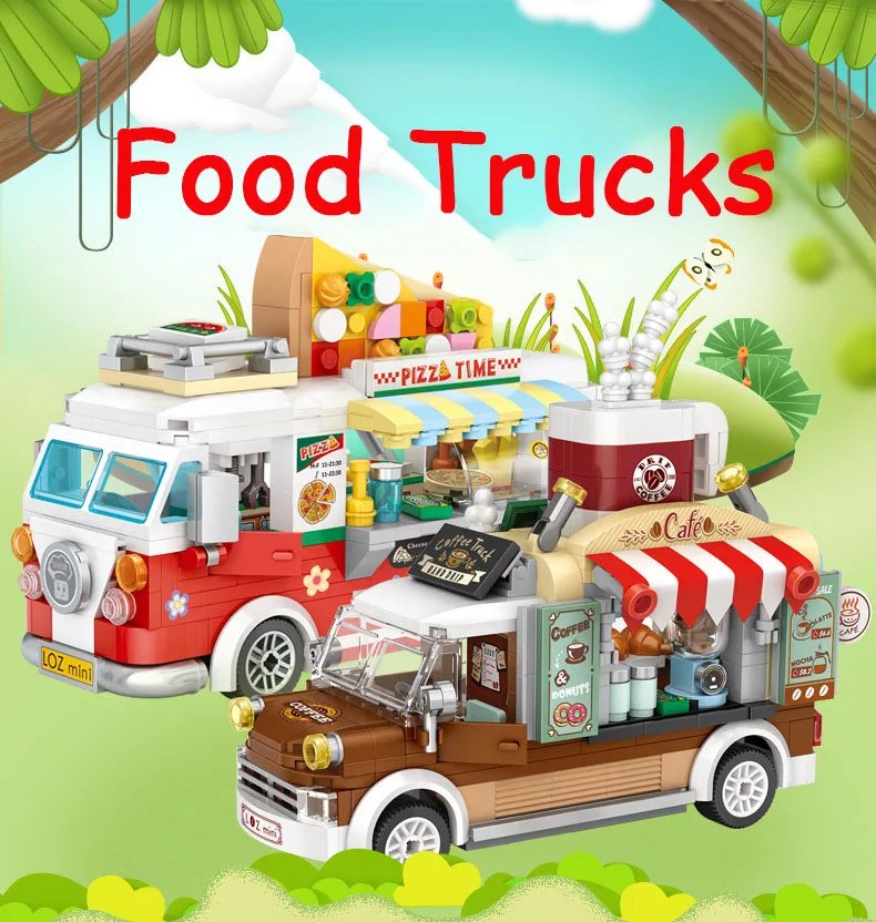 

Street View City View Model building blocks Build toys Mini Creative home Decor Ornaments Children's holiday Christmas gifts