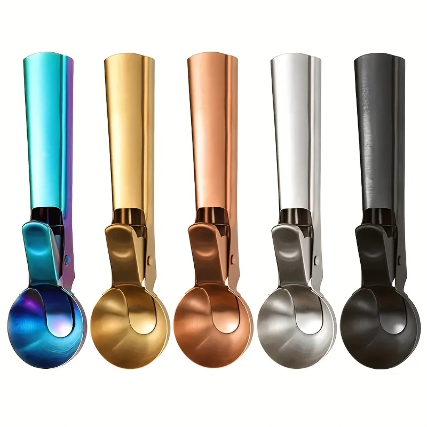 

Stainless Steel Ice Cream Scoop - Durable, Rust-Resistant Dessert Spoon For Perfect Ice Balls & Fruit Serving