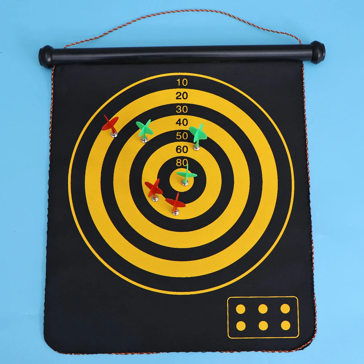 

Dart Board Set Double Sided Magnetic Flocking Sports Dial Dual Purpose Included