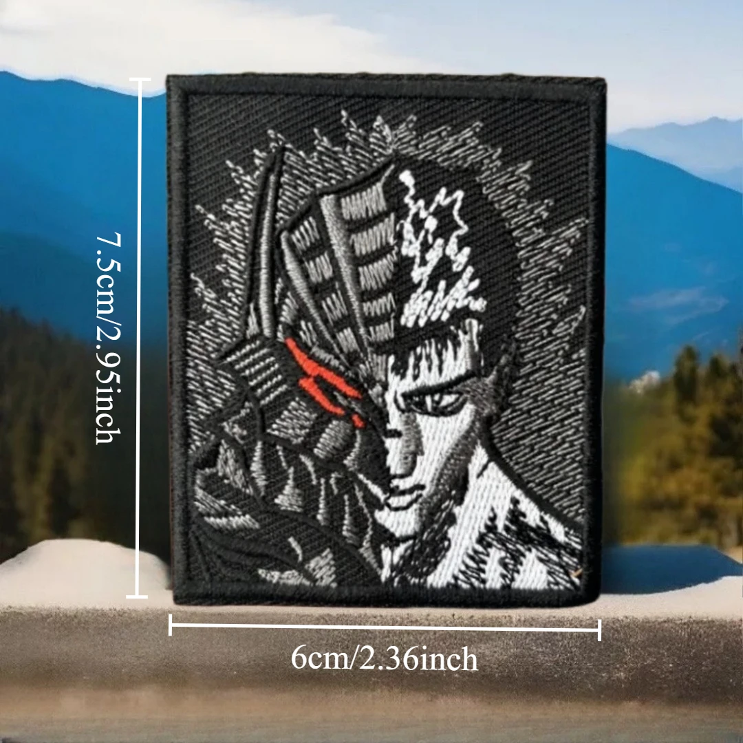 Аниме тактический значок морали военная армия декоративная повязка на руку вышитые нашивки на липучке наклейка на рюкзак для одежды