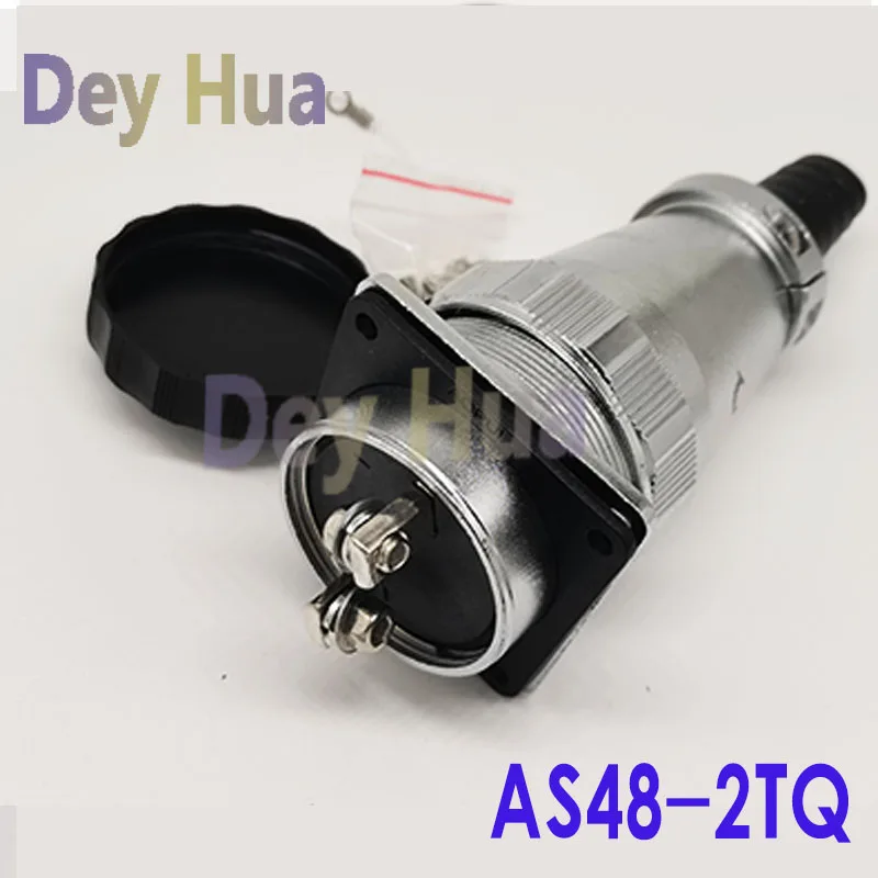 AOPULO Connectors  AS48K2 4 5  7 20 27 38 42Z Female socket 48J2 4 5 7 27 38 42TQ Male plug square socket  waterproof grade IP44