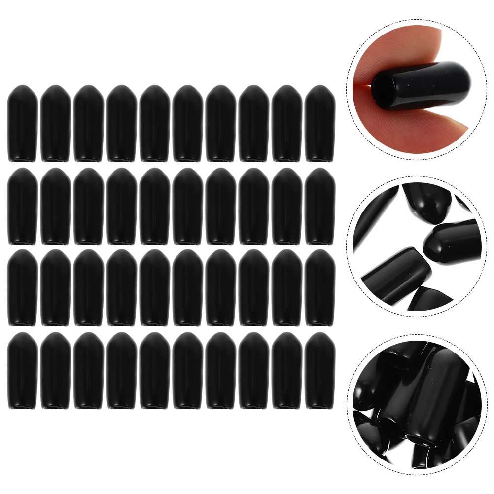 100 Pcs Replace Headband Foot Cover Headbands Rubber Hair Hoops DIY Accessories