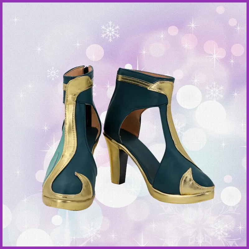 Xiao Qiao Green Snake COS Shoes Custom COSPLAY Footwear Made to Order from Photos