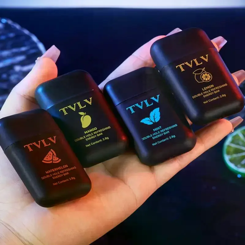 

Mints/Lemon/Mango/Watermelon Energy Stick Double Hole Energizing Energy Bar Aromatherapy Nasal Inhaler Energy Vapors Stick