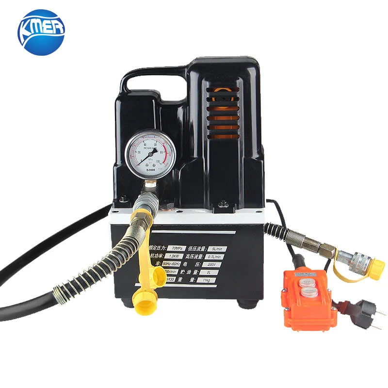 

QQ-700 Ultra-Small Portable Electric Hydraulic Pump Electric Pump Hydraulic Oil Pressure Pump 70mpa 220v/1200w