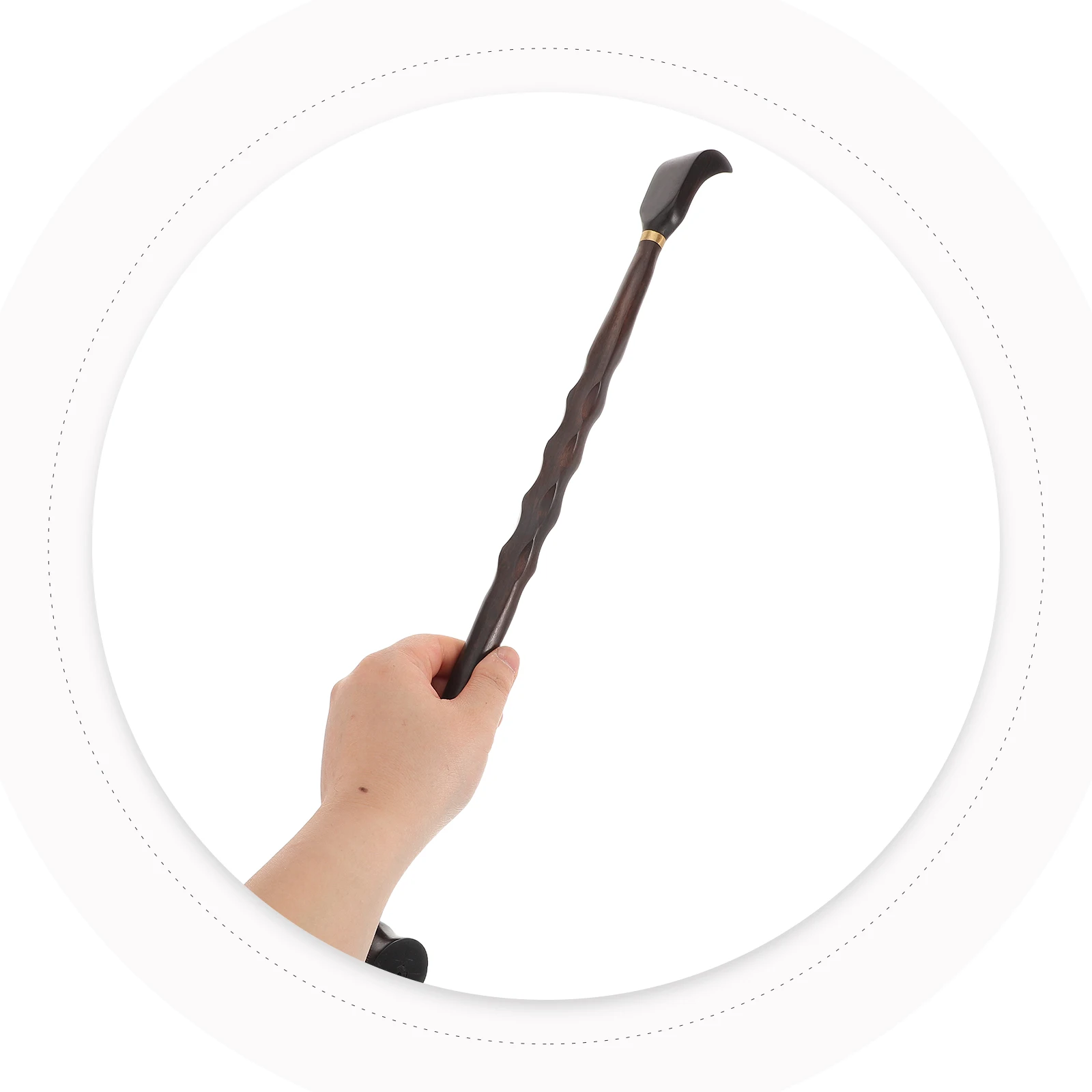 

Natural Purple Sandalwood Massage Hammer Lightweight Portable Meridian Stimulator for Back Body Health Handheld Itch for Adults