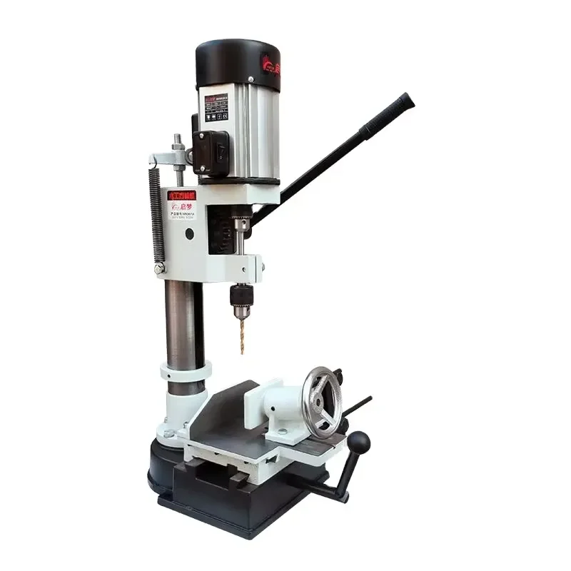 Portable Woodworking Tenon Chisel Mortiser Machine with Strong Stability Bench Wood Drill and Door Motor-Core Included