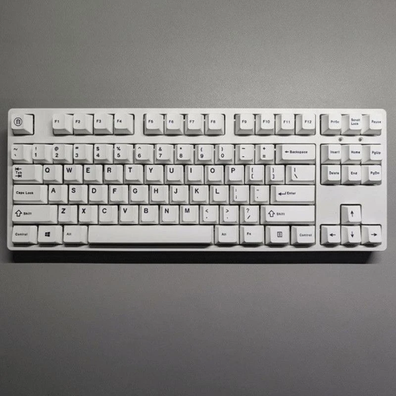 W91A 125KYS Минималисты белый английский клавиш вишневый профиль для механических клавиатур