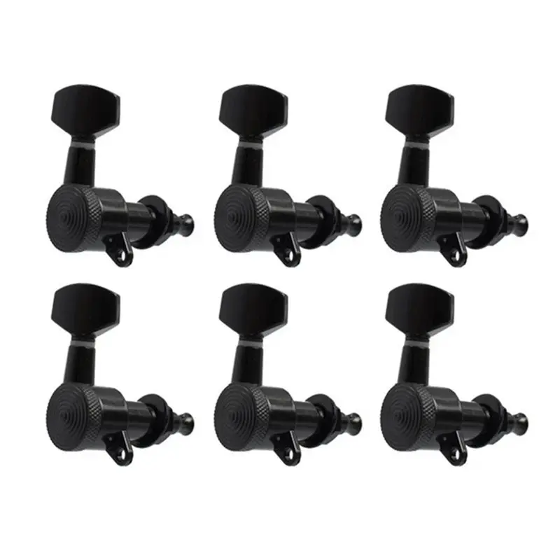 

High-Precision 1:18 Gear Guitar Tuners- 6 Pcs Right Locking For Electric& Acoustic Models
