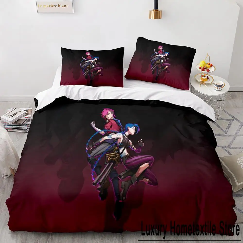 Runaway Lol Jinx Bedding Set Single Twin Full Queen King Size Bed Set Adult Kid Bedroom Duvet cover Set ropa de cama matrimonio