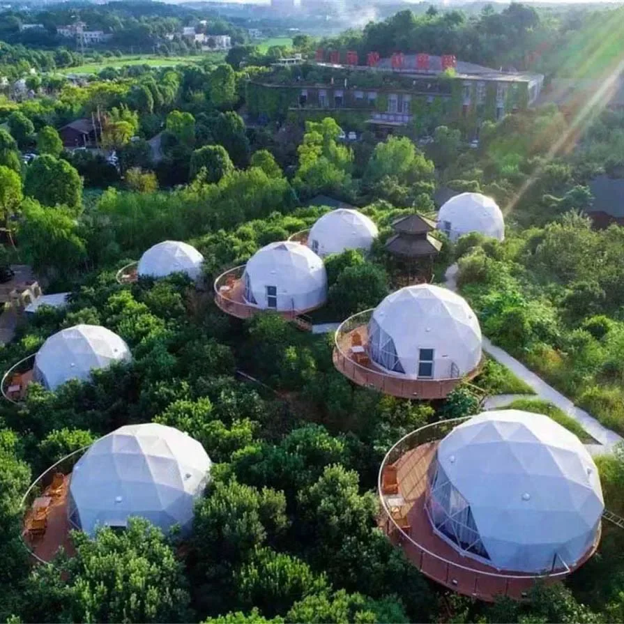 

l # Clear Roof Igloo Glass Domo Houses Outdoor Transparent Garden Dome Tent For Sale